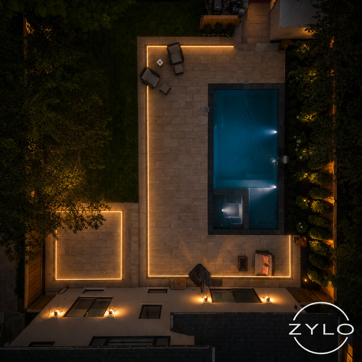 Zylo LED lighting installation